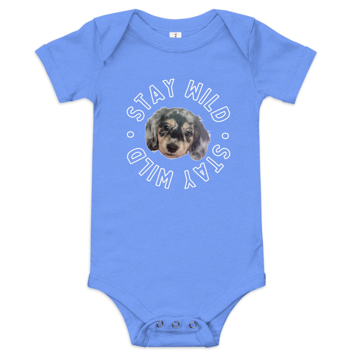 'Stay Wild' Personalized Baby Short Sleeve Custom One Piece