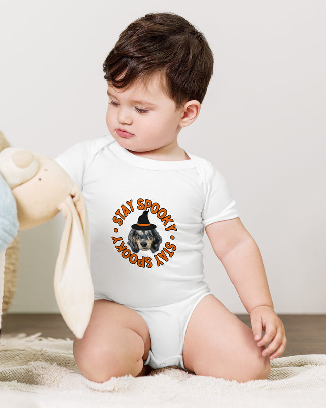 Stay Spooky Custom Baby Short Sleeve One Piece