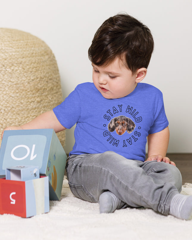 Personalized 'Stay Wild' Baby Jersey Short Sleeve Tee