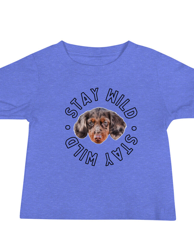 Personalized 'Stay Wild' Baby Jersey Short Sleeve Tee