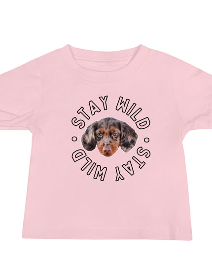 Personalized 'Stay Wild' Baby Jersey Short Sleeve Tee