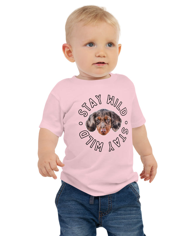 Personalized 'Stay Wild' Baby Jersey Short Sleeve Tee