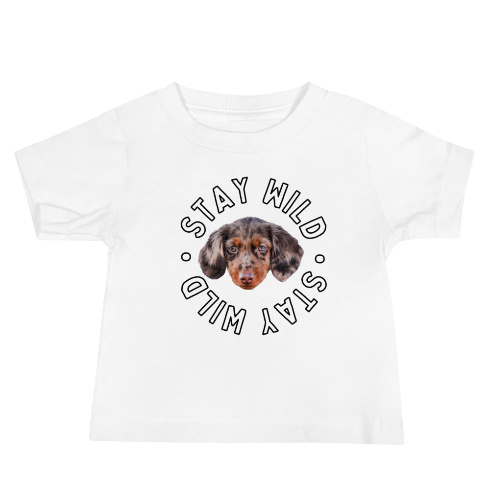 Personalized 'Stay Wild' Baby Jersey Short Sleeve Tee