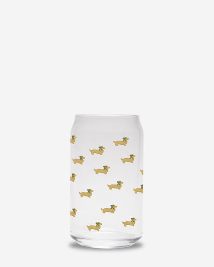 Can Shaped Glass  - Dach of Gold Holiday Edition