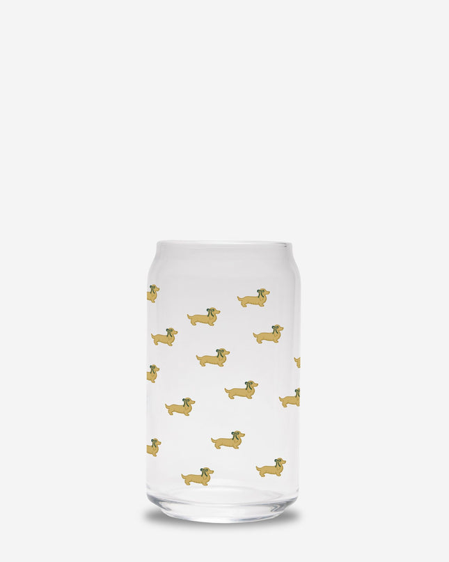 Can Shaped Glass  - Dach of Gold Holiday Edition