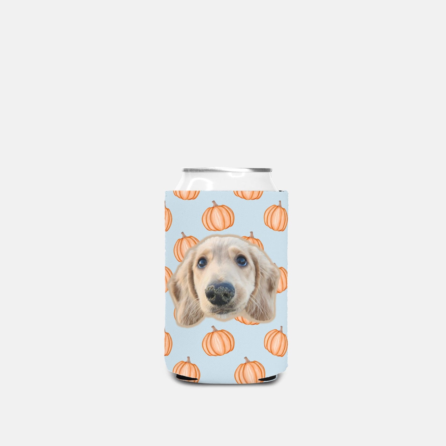 Pumpkin Pastel Party Custom Can Cooler Koozie