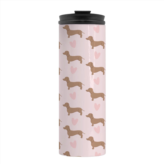 Dachshund Love Thermal Tumbler 16 oz.