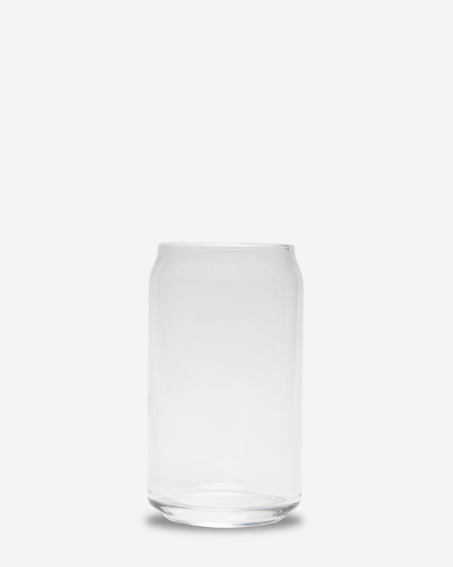 Can Shaped Glass  - Stay Naughty + Stay Nice Stripes