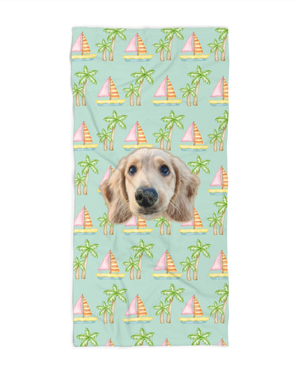 Coastal Sails Custom Beach Towel