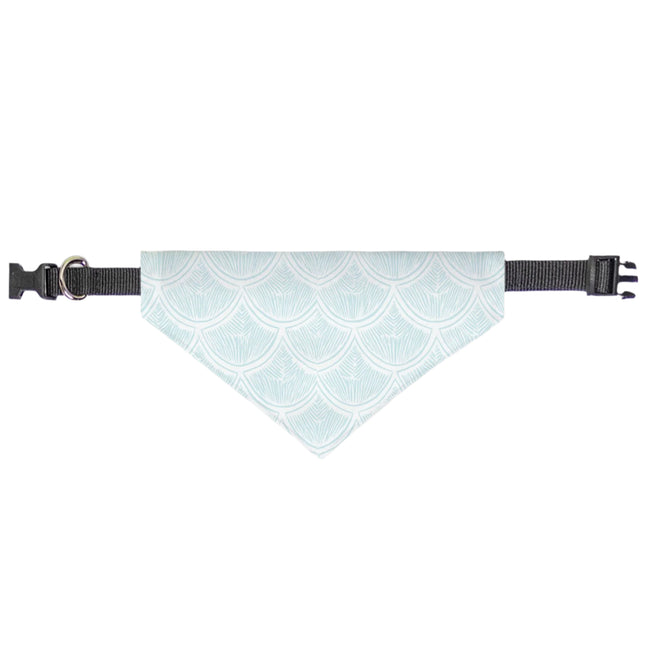 On-Collar Pet Bandana - Sea Scalloped