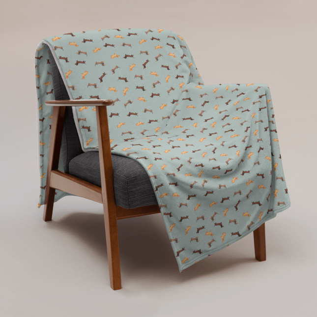 Super Soft Throw Blanket - Dachshund Medley