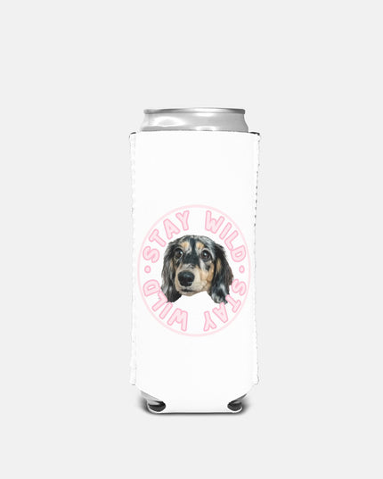 Custom Can Cooler - Stay Wild Summer Brights