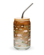 16 oz With Lid & Straw / None