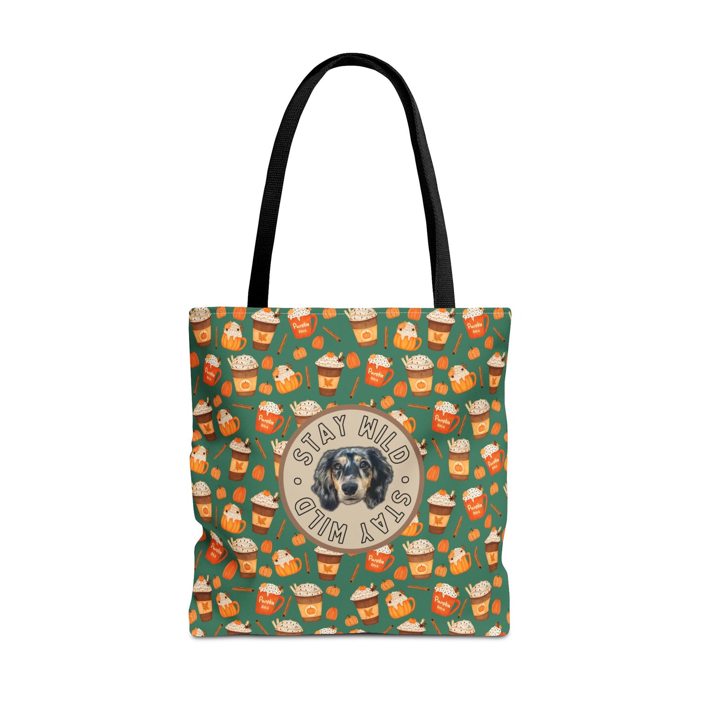 Pumpkin Spice Pawtte Custom Tote Bag