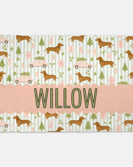 Pet Grub Mat - Christmas Wiener Wonderland