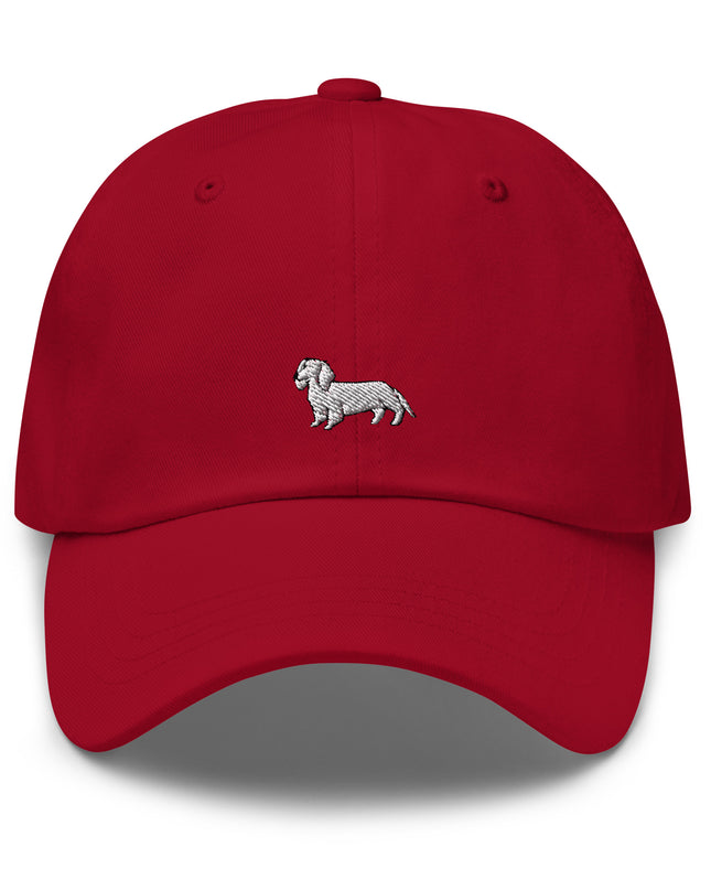 Dachshund Outline Embroidered Classic Hat