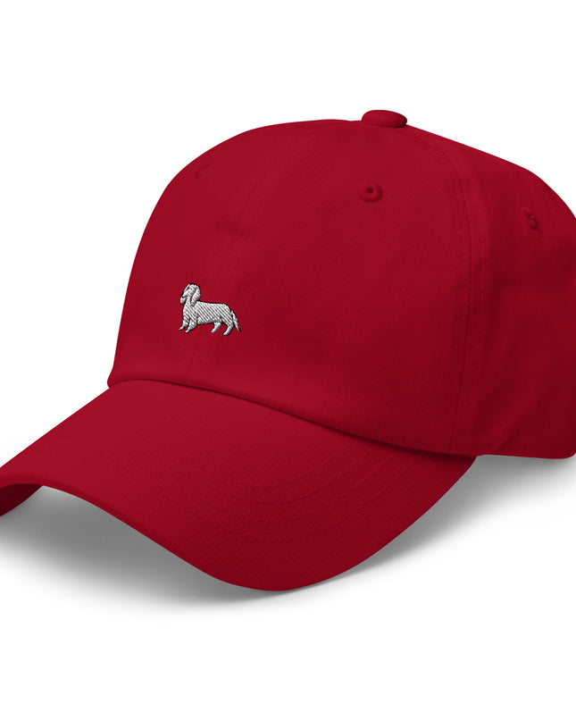 Dachshund Outline Embroidered Classic Hat