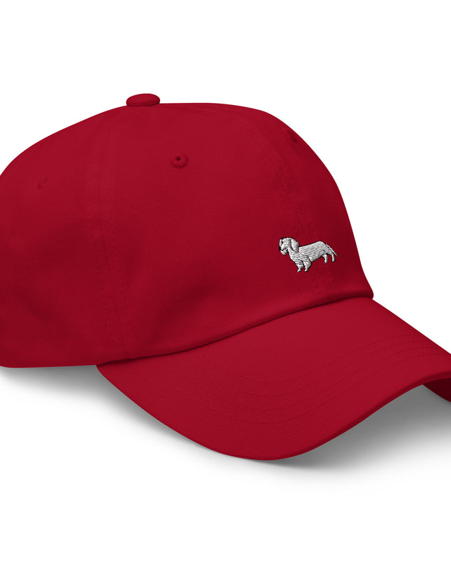 Dachshund Outline Embroidered Classic Hat