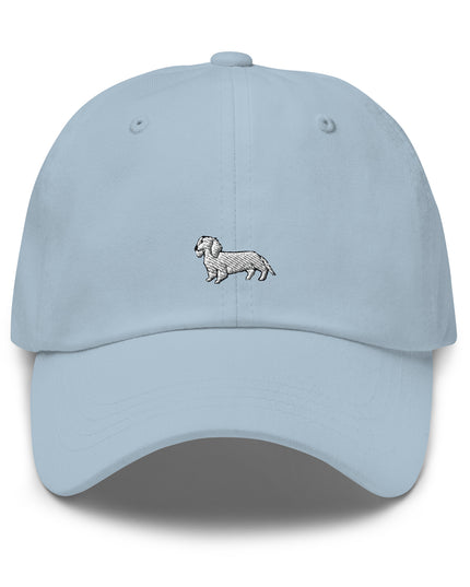 Dachshund Outline Embroidered Classic Hat