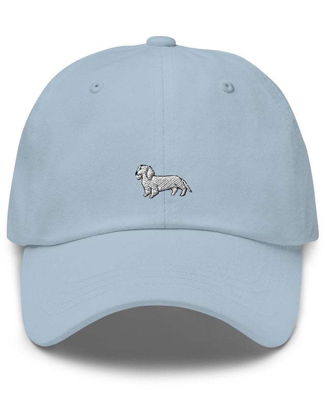 Dachshund Outline Embroidered Classic Hat