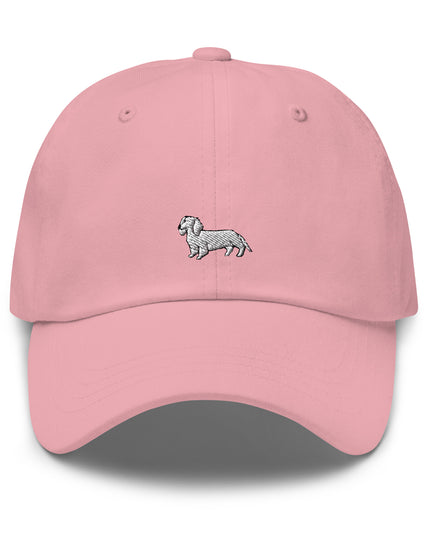 Dachshund Outline Embroidered Classic Hat