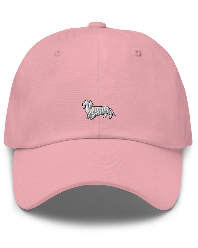 Dachshund Outline Embroidered Classic Hat