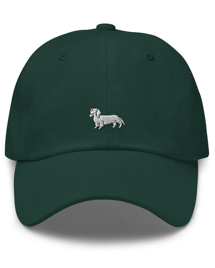 Dachshund Outline Embroidered Classic Hat