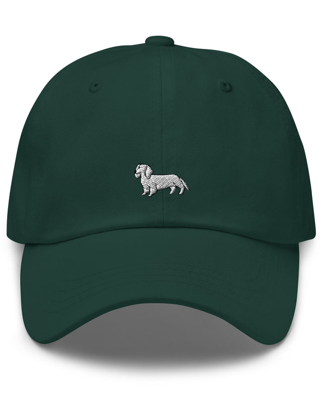 Dachshund Outline Embroidered Classic Hat