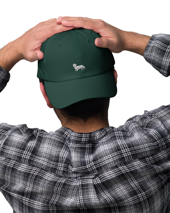 Dachshund Outline Embroidered Classic Hat