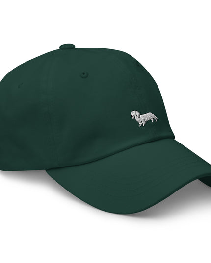 Dachshund Outline Embroidered Classic Hat