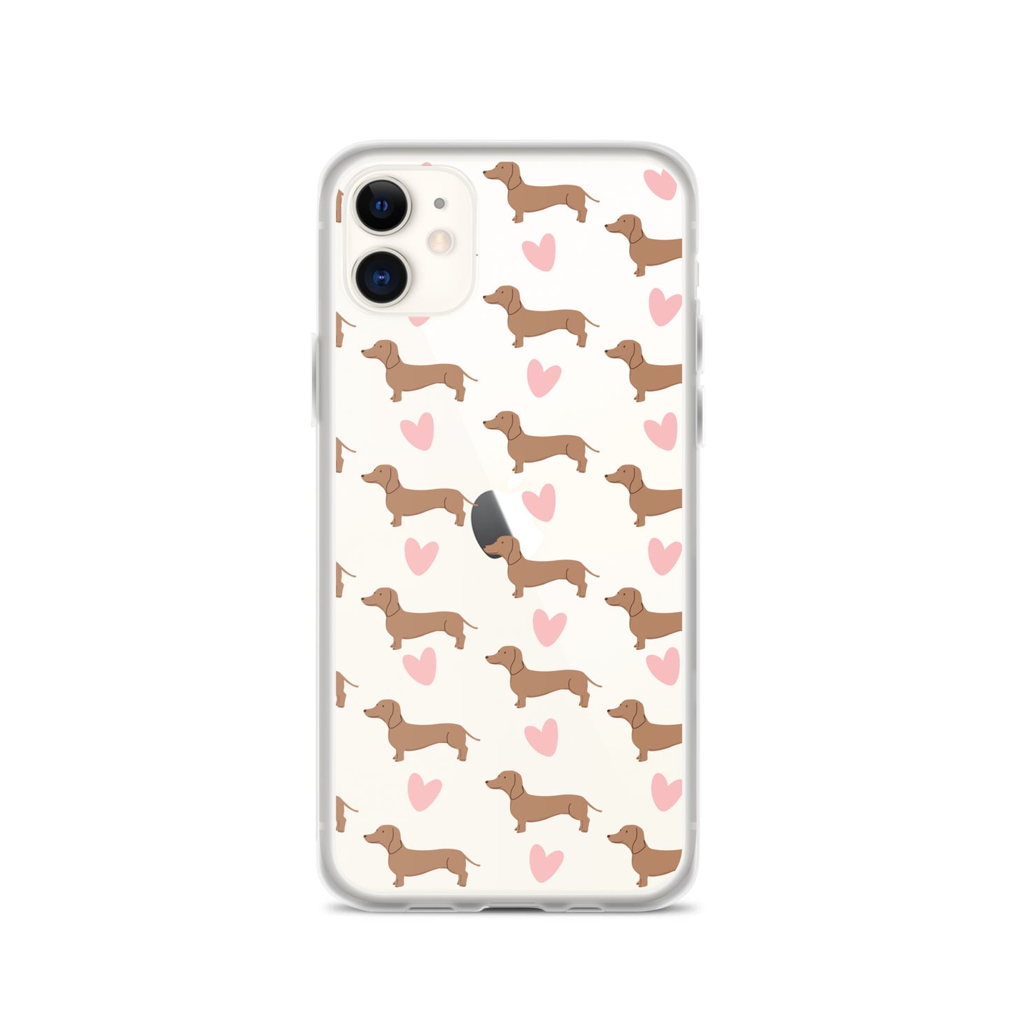 Dachshund Hearts Clear Case for iPhone®