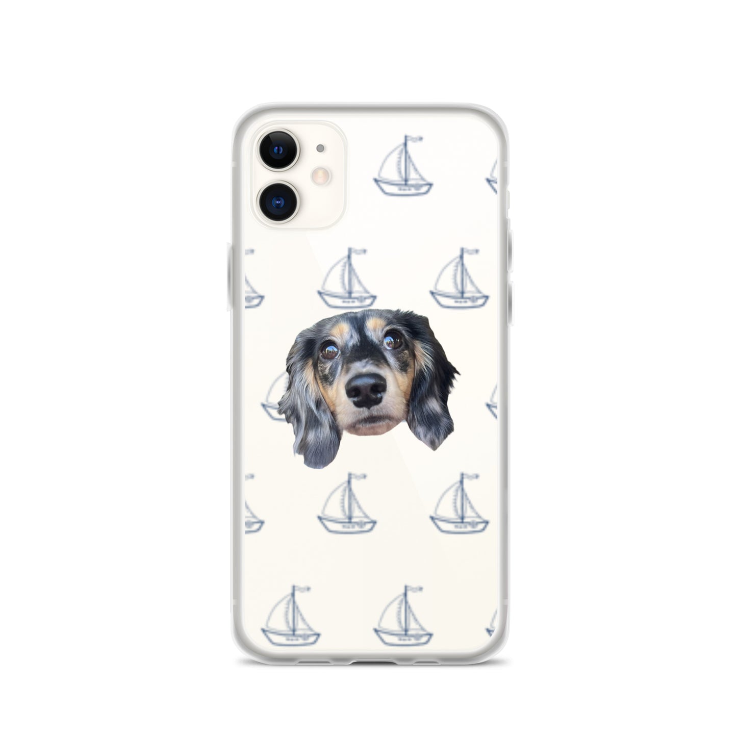 Simply Sailing Personalized Clear Case for iPhone®