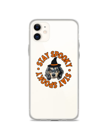 Stay Spooky Custom Clear Case for iPhone®