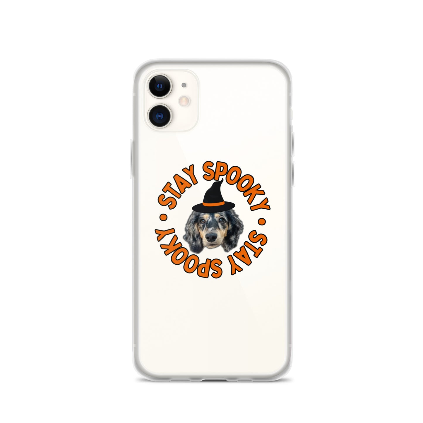 Stay Spooky Custom Clear Case for iPhone®