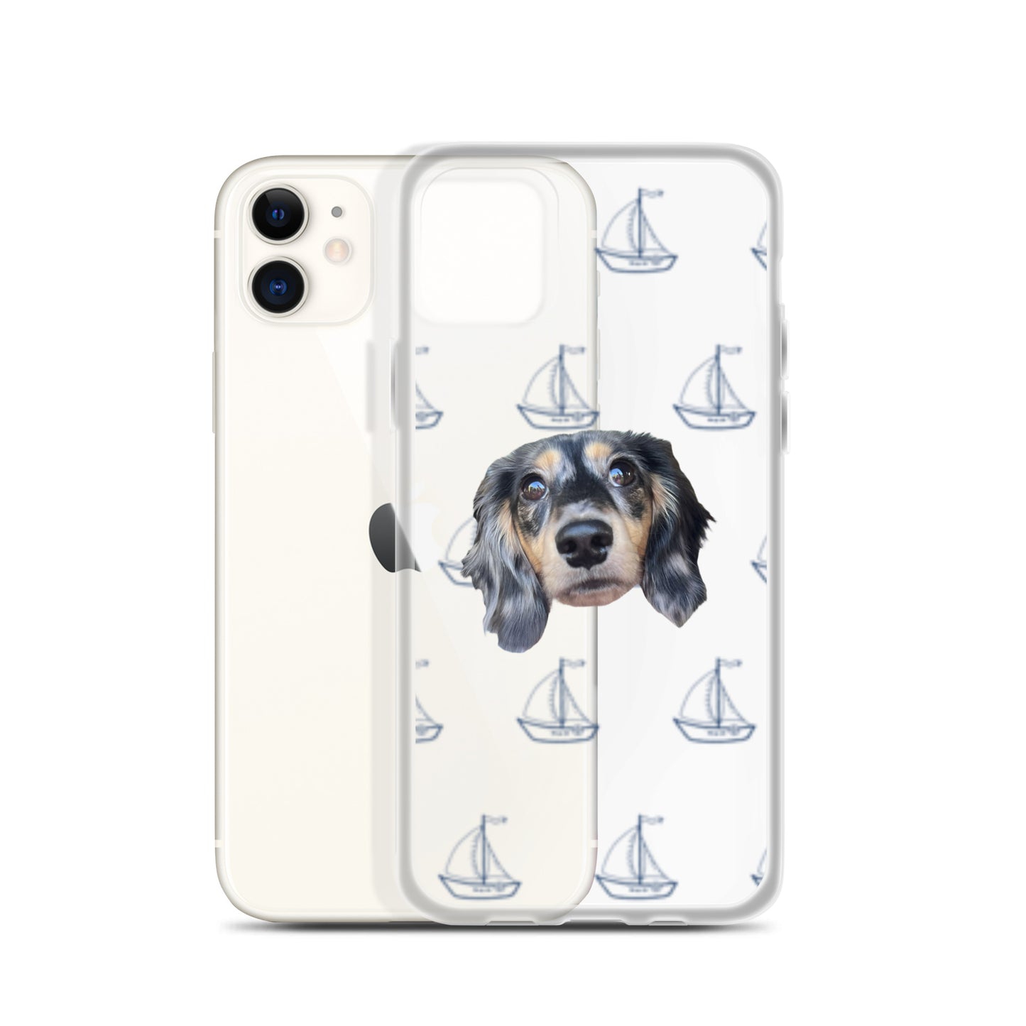 Simply Sailing Personalized Clear Case for iPhone®