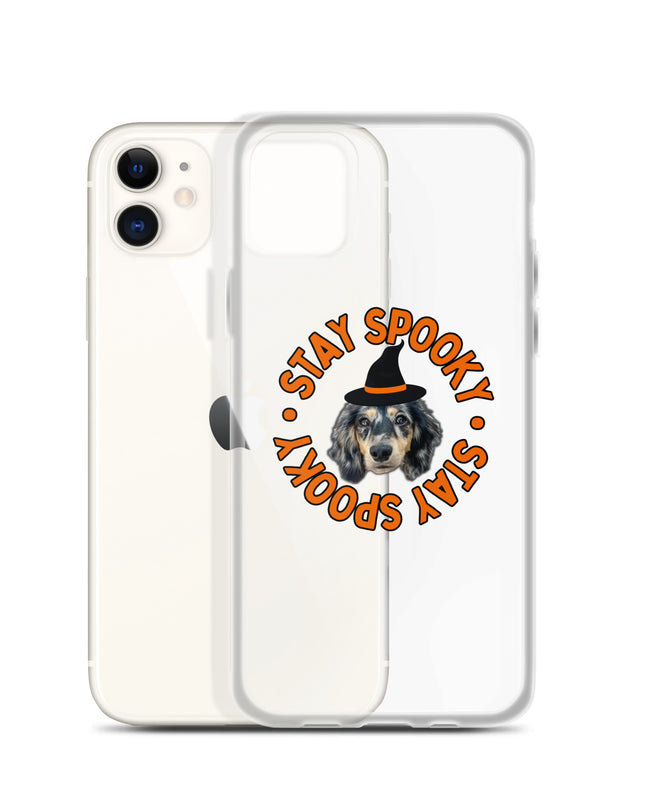 Stay Spooky Custom Clear Case for iPhone®