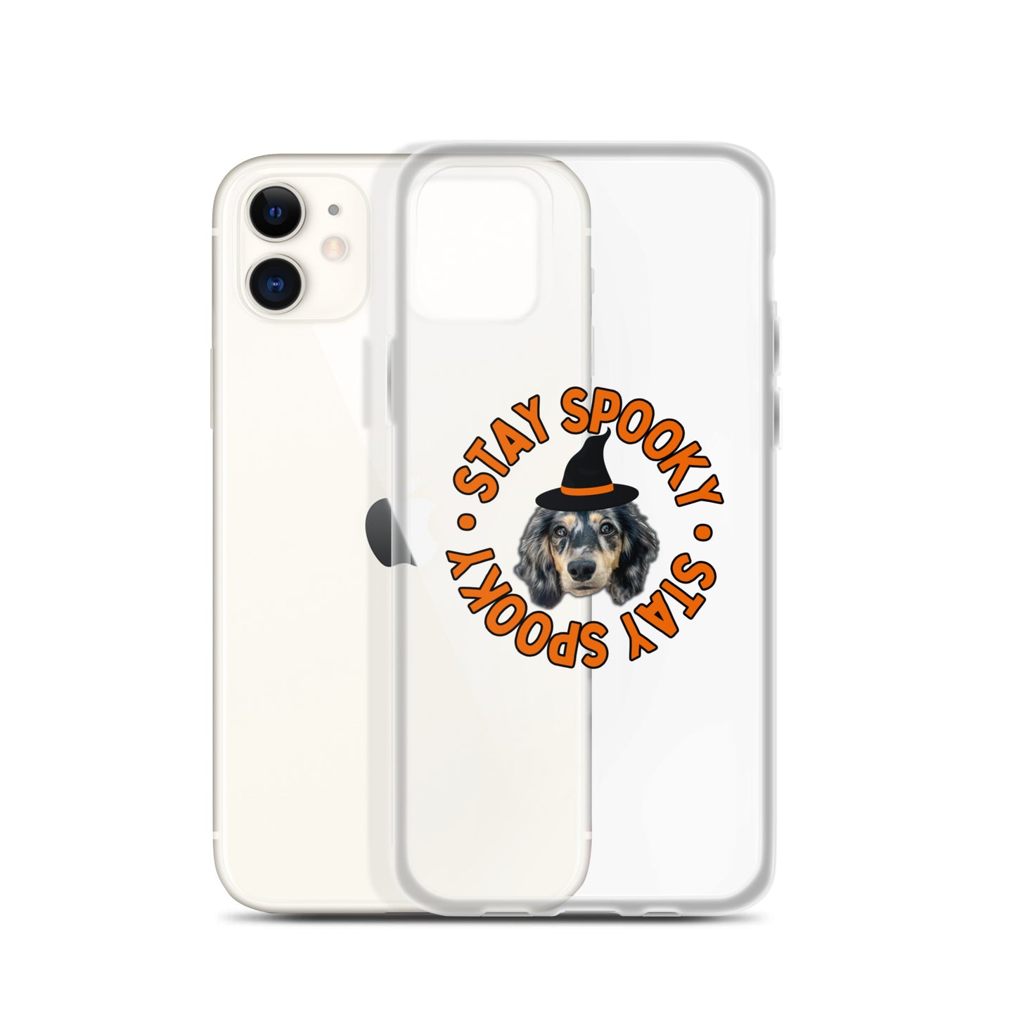 Stay Spooky Custom Clear Case for iPhone®