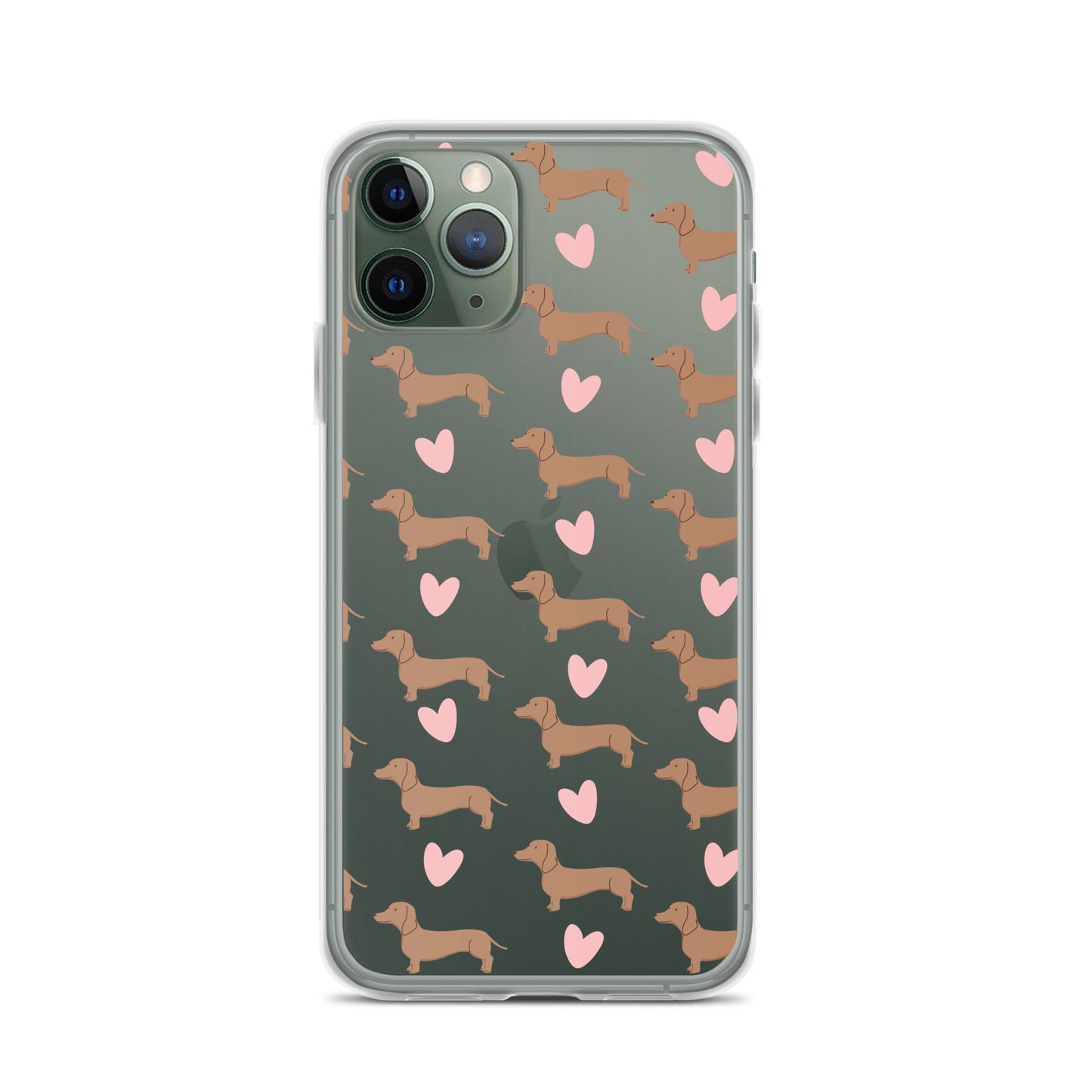 Dachshund Hearts Clear Case for iPhone®