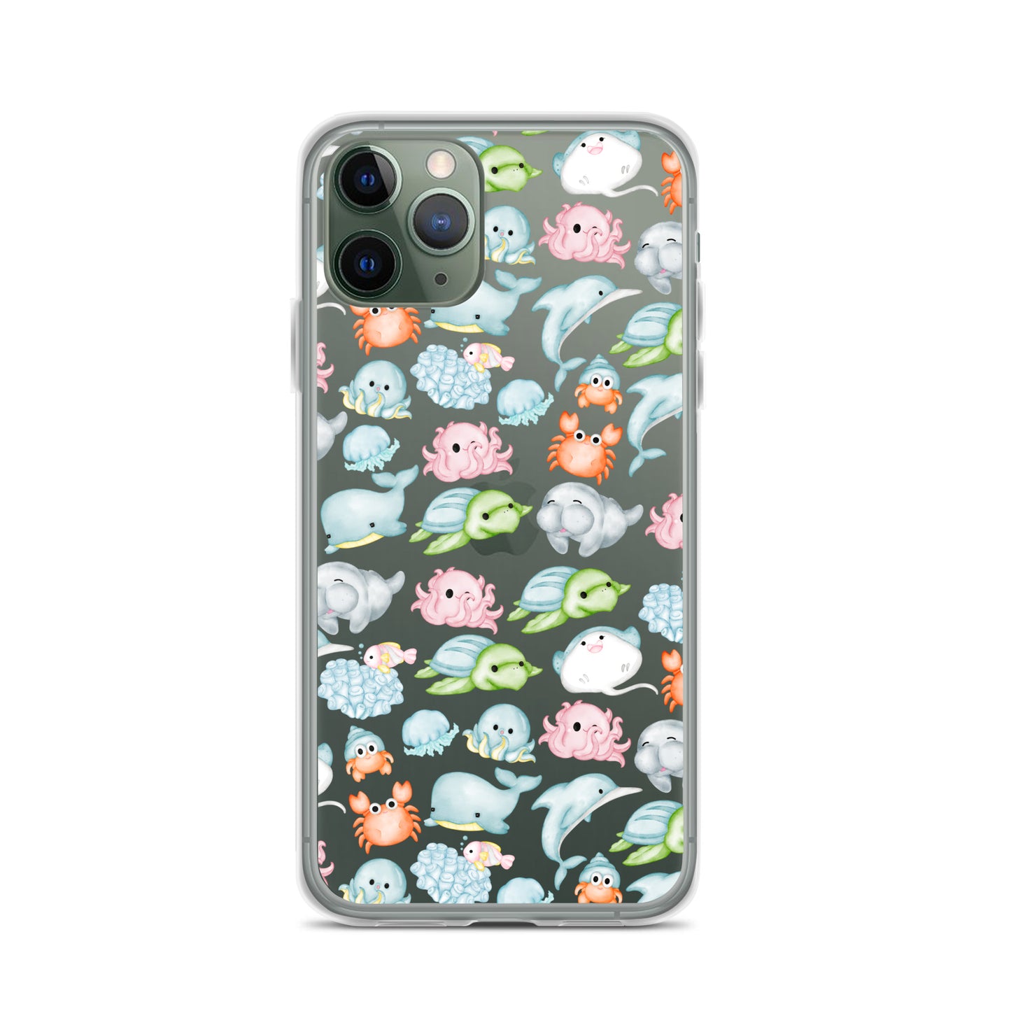 Under The Sea Animal Party Clear Case for iPhone®