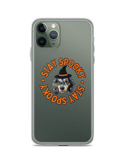Stay Spooky Custom Clear Case for iPhone®
