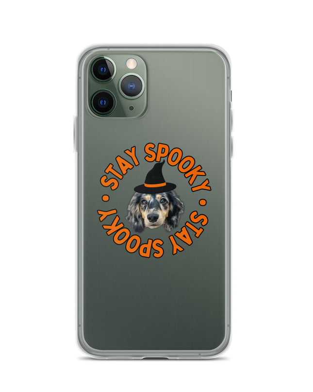 Stay Spooky Custom Clear Case for iPhone®