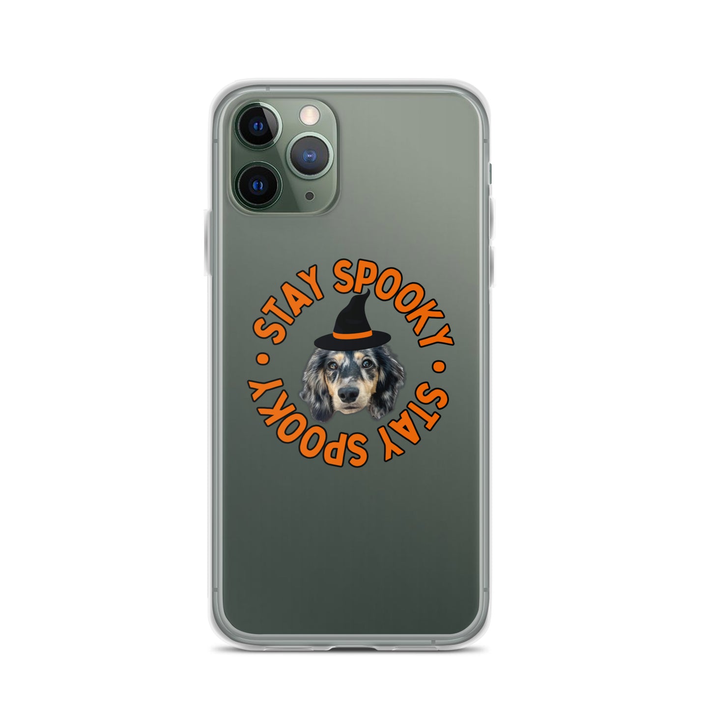 Stay Spooky Custom Clear Case for iPhone®