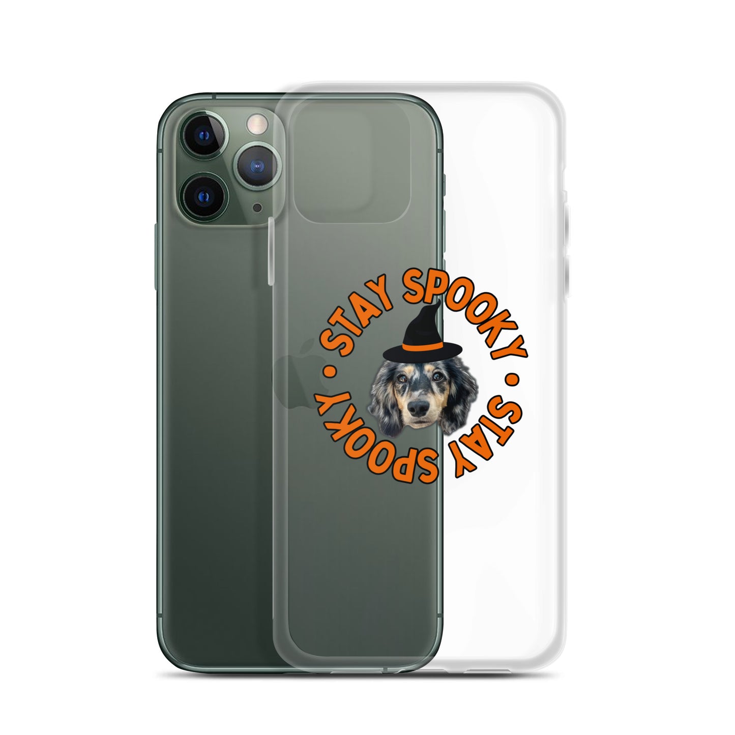 Stay Spooky Custom Clear Case for iPhone®