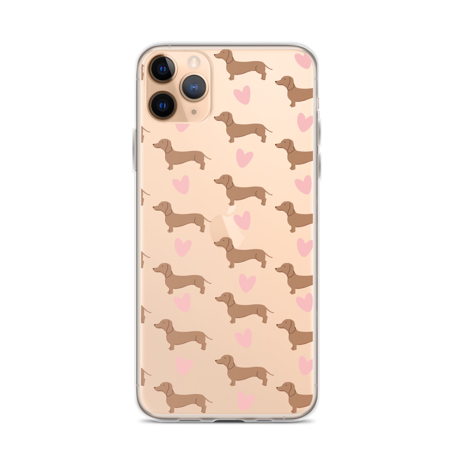 Dachshund Hearts Clear Case for iPhone®