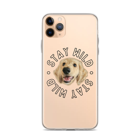 'Stay Wild' Custom Personalized Clear Case for iPhone®