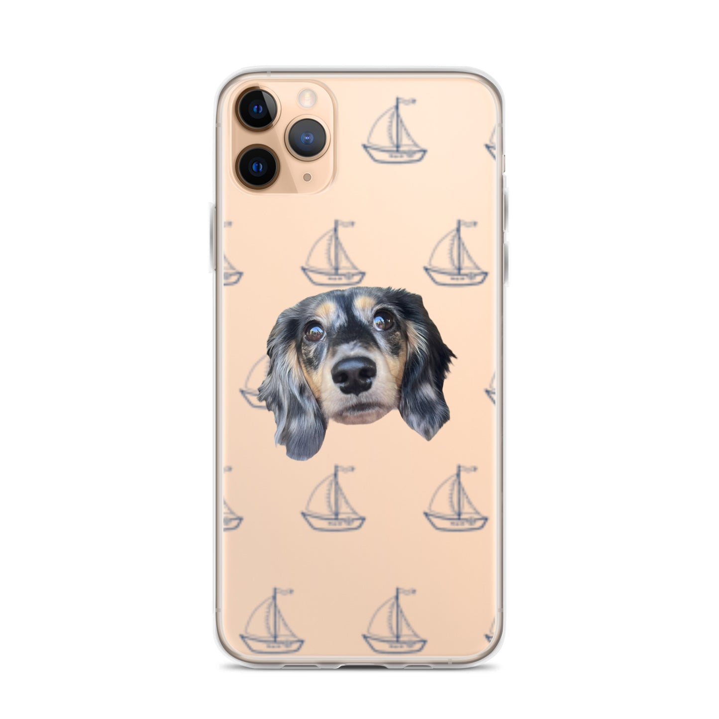 Simply Sailing Personalized Clear Case for iPhone®