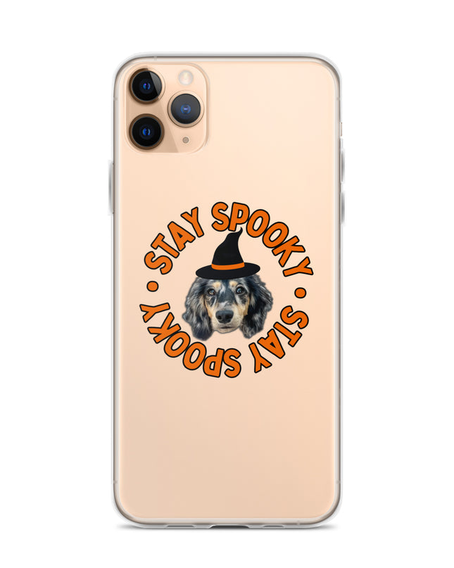 Stay Spooky Custom Clear Case for iPhone®