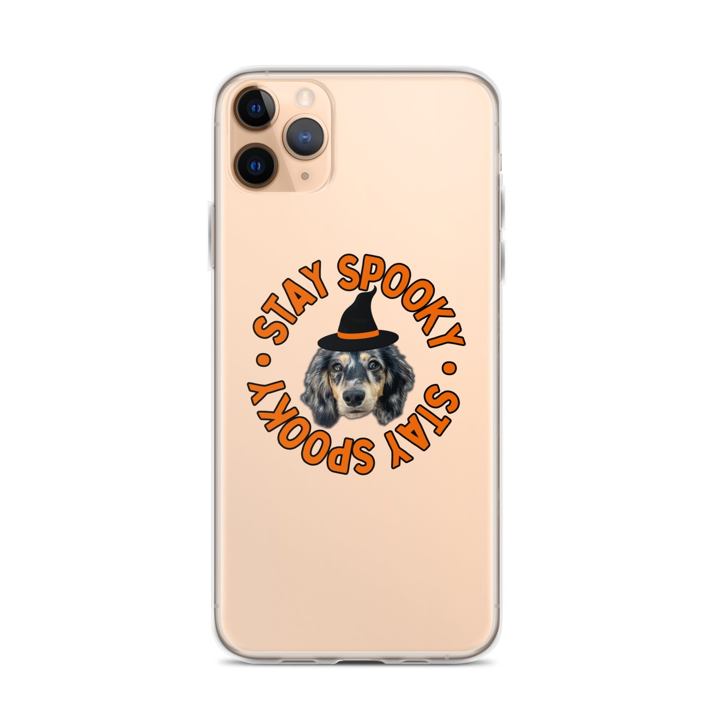 Stay Spooky Custom Clear Case for iPhone®