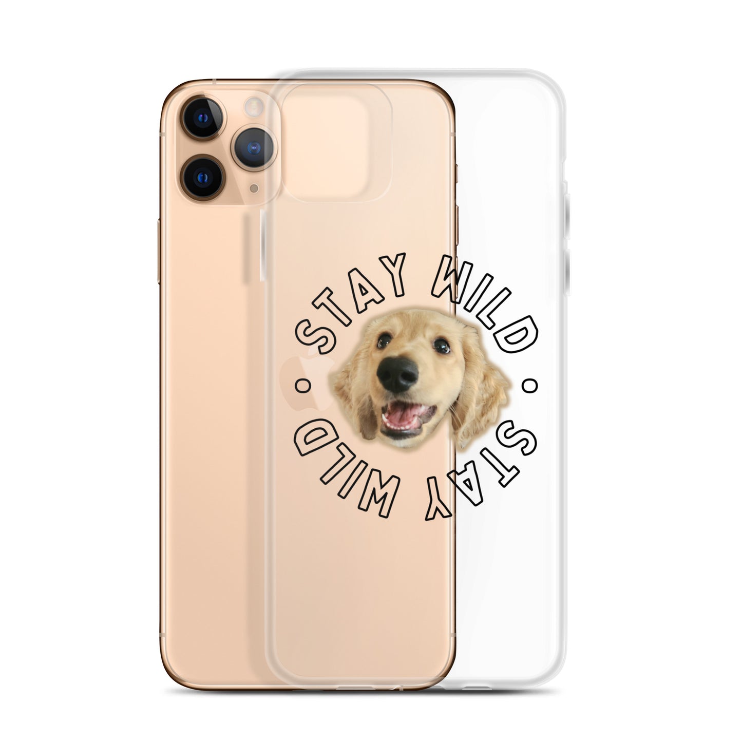 'Stay Wild' Custom Personalized Clear Case for iPhone®