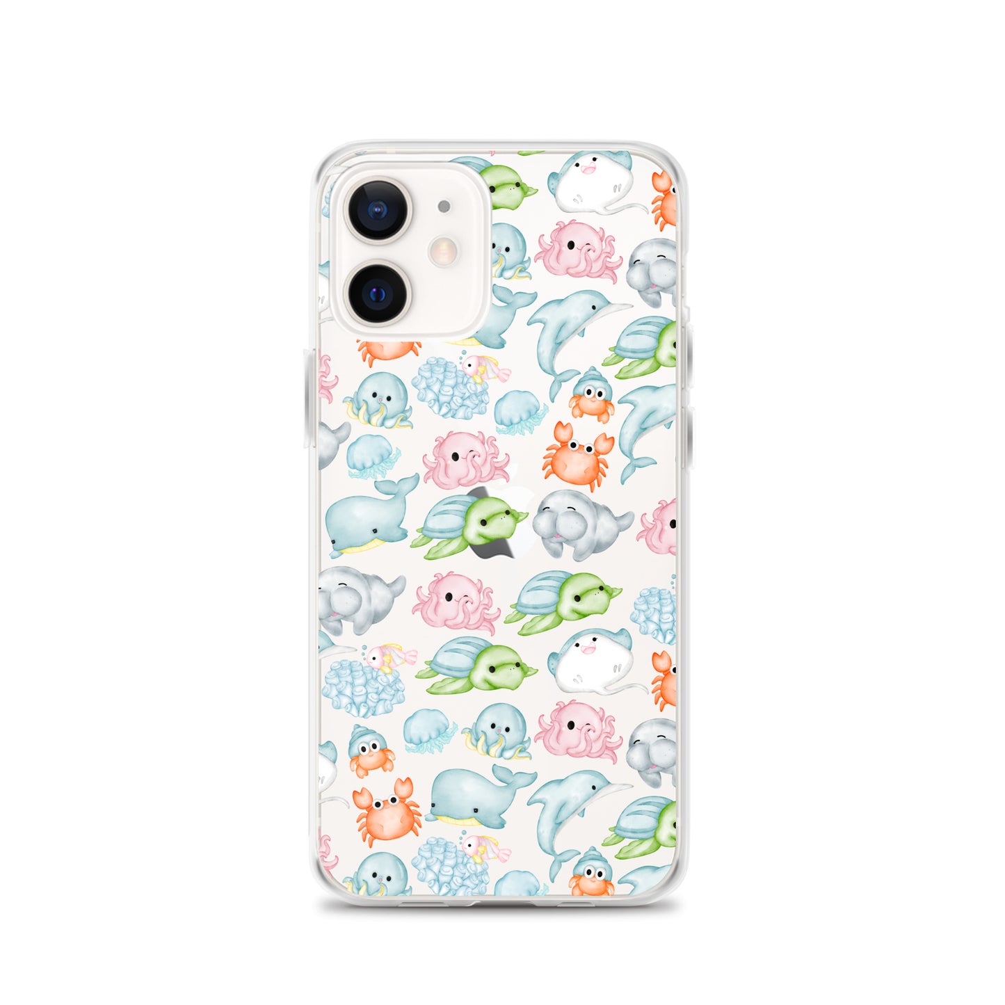 Under The Sea Animal Party Clear Case for iPhone®